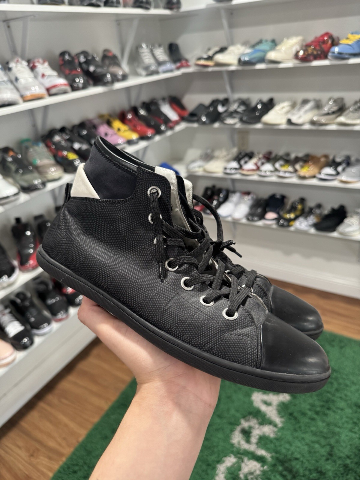 Louis Vuitton Canvas Sneakers Size: 6.5