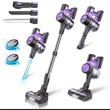 INSE S10 Cordless Vacuum Cleaner, 6-in-1 Stick Vacuum, Max 50 Min