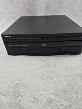 Sony CDP-C322M 5 Disc Carousel CD Player Deck High Density Linear No Remote