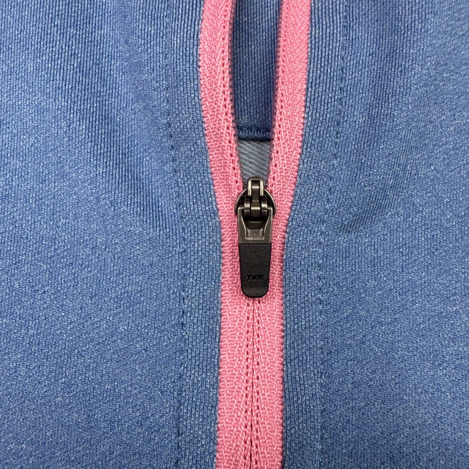 Pullover de golf Peter Millar para hombre azul mediano Kingsbarns 1/4 cremallera manga larga Foto 3 de 4