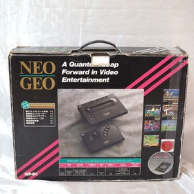 SNK Neo Geo Neogeo MAX 330 MEGA AES ROM Console with Box Stick Controller Set