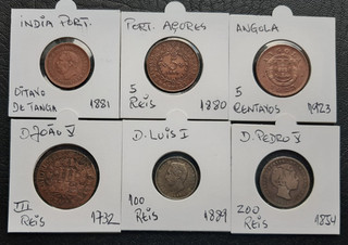 WORLD COINS Lot Portuguese Coins Silver Copper Nickel GreatCondition