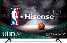 Hisense 65-Inch Class A6 Series 4K UHD Smart Google TV with Alexa Compatibility,