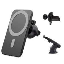 Magnetic Wireless Car Charger Mount Holder For iPhone 17, 17 Pro, Air, Pro Max