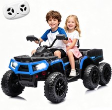 24V Kids Ride On UTV 4WD Electric ATV 2 Seater 4x200W Motor EVA Tires LED Lights