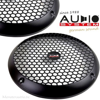 Audio System GI165PA Lautsprecher Schutzgitter  16,5cm Boxen Gitter schwarz