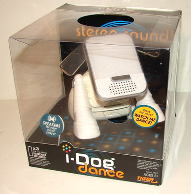 I-DOG DANCE White Hasbro Sega Toys 2008 ROBOT DOG SPEAKERS Lights