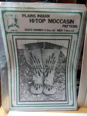Vintage Tandy Leather Company Hi-top Moccasin PATTERN Pm/81 