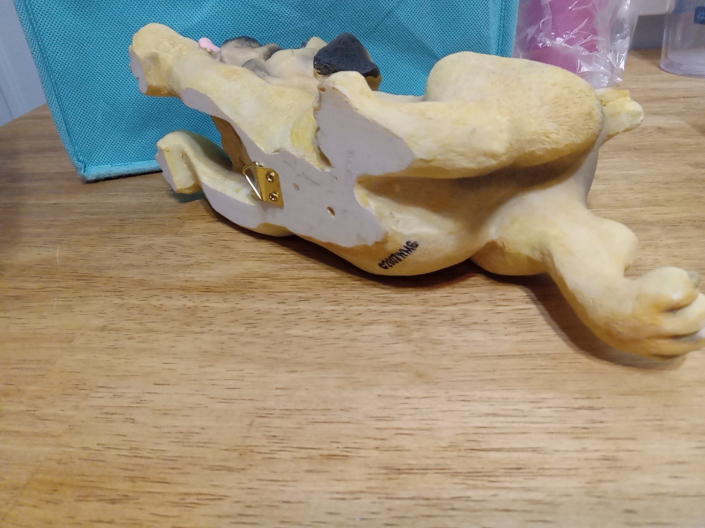 RARE Dog Puppy Pug Bulldog WMG 2007 Resin Wall Decor Hanger Unique Only 1.    B5