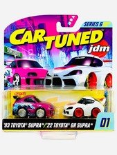 CarTuned Mijo Exclusive 2-Pack Series 6 Sick Supras 1993 Toyota Supra and 2022