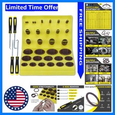 386 PCS Metric FKM Viton O Ring Kit 30 Sizes Fluorocarbon Oring Assortment Se...