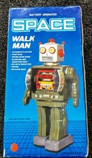 SPACE WALK MAN Tin Robot Retro Toy Multicolor Horikawa Toys from JAPAN Works