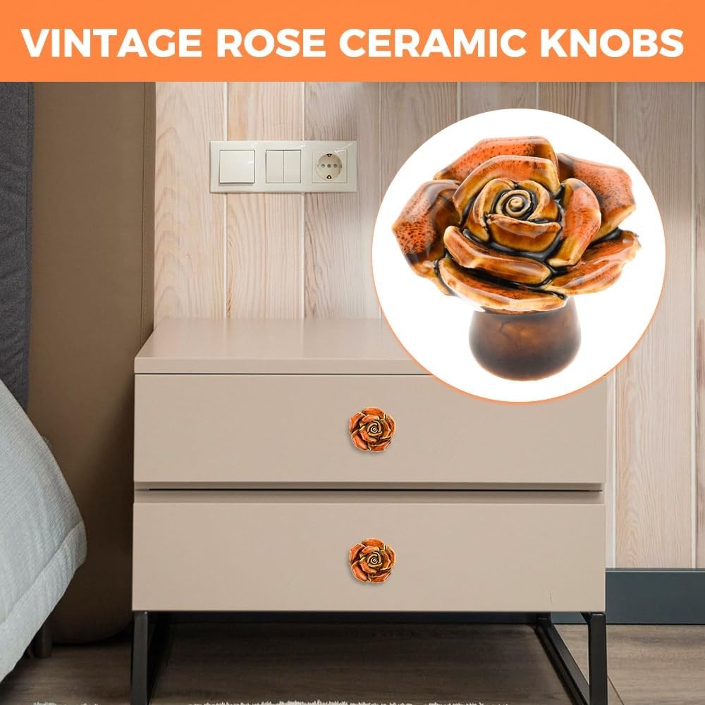 white and gold blue and black dress original Perilla Home SE_88850200 Brass/Mother of Pearl Flower Knobs by main image 1