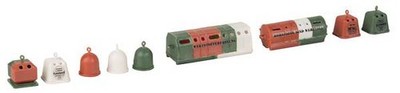 Faller 272567 N Spur Recycling Container Set - Bausatz -- 8 Container