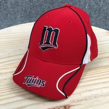 Minnesota Twins 47 Baseball Cap Unisex Red OS Adjustable Curved Brim Embroidered
