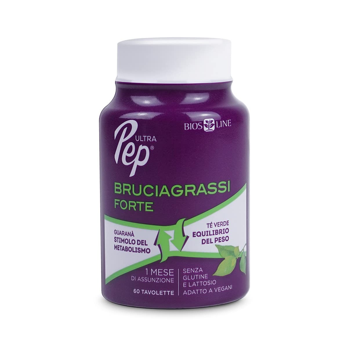Bruciagrassi Forte Ultra Pep 60 Compresse Bios Line - Termogenico Naturale
