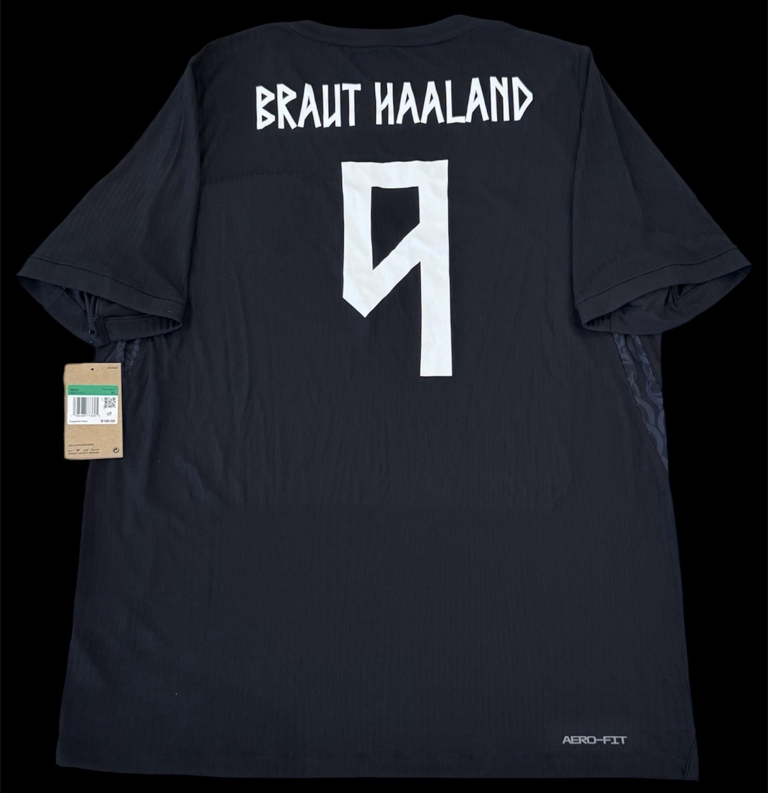 Norway Erling Haaland Nike 2026 Authentic Player Version Away Jersey Size XL