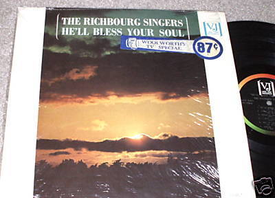 RICHBOURG SINGERS He'll Bless Your Soul VJ LP GOSPEL