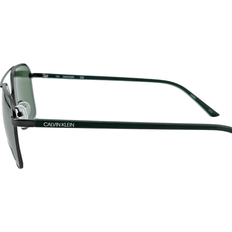 Gafas de sol Calvin Klein CK20300S para hombre de metal aviador piloto 009 mate Gunmetal 58-15 Foto 3 de 4