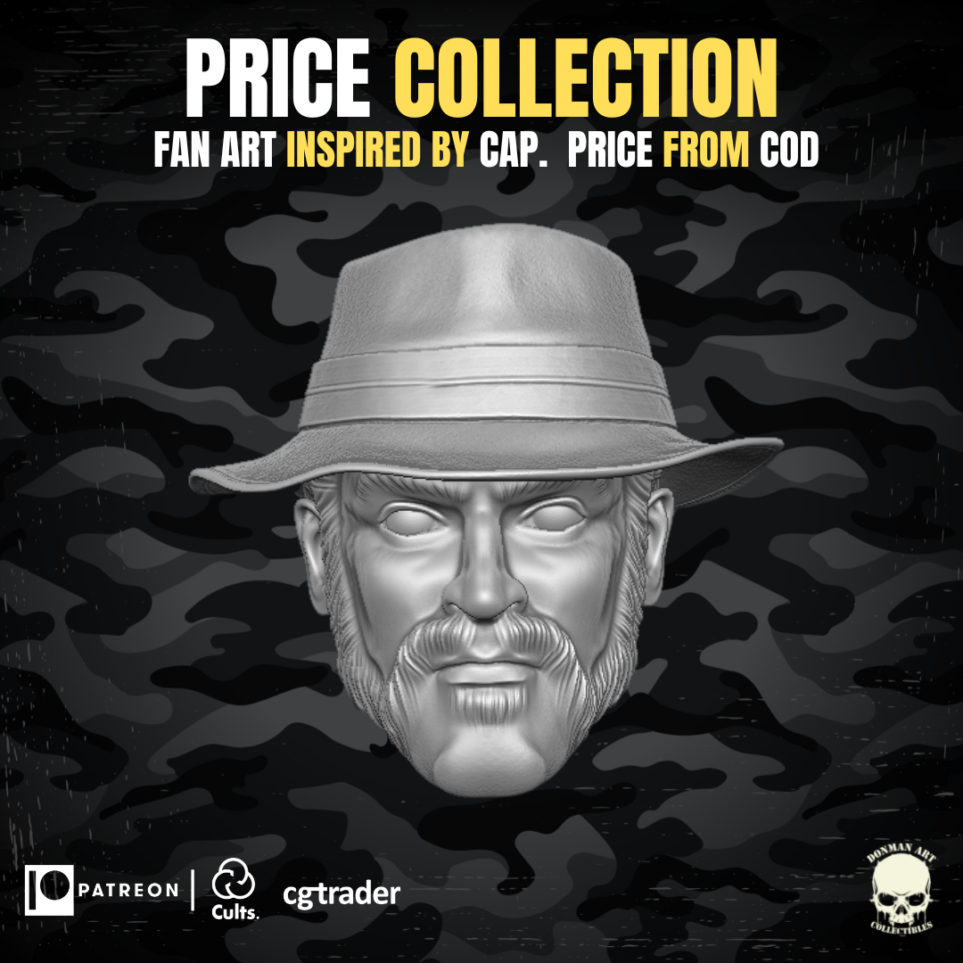 Captain Price Call of Duty v1 custom head for 4