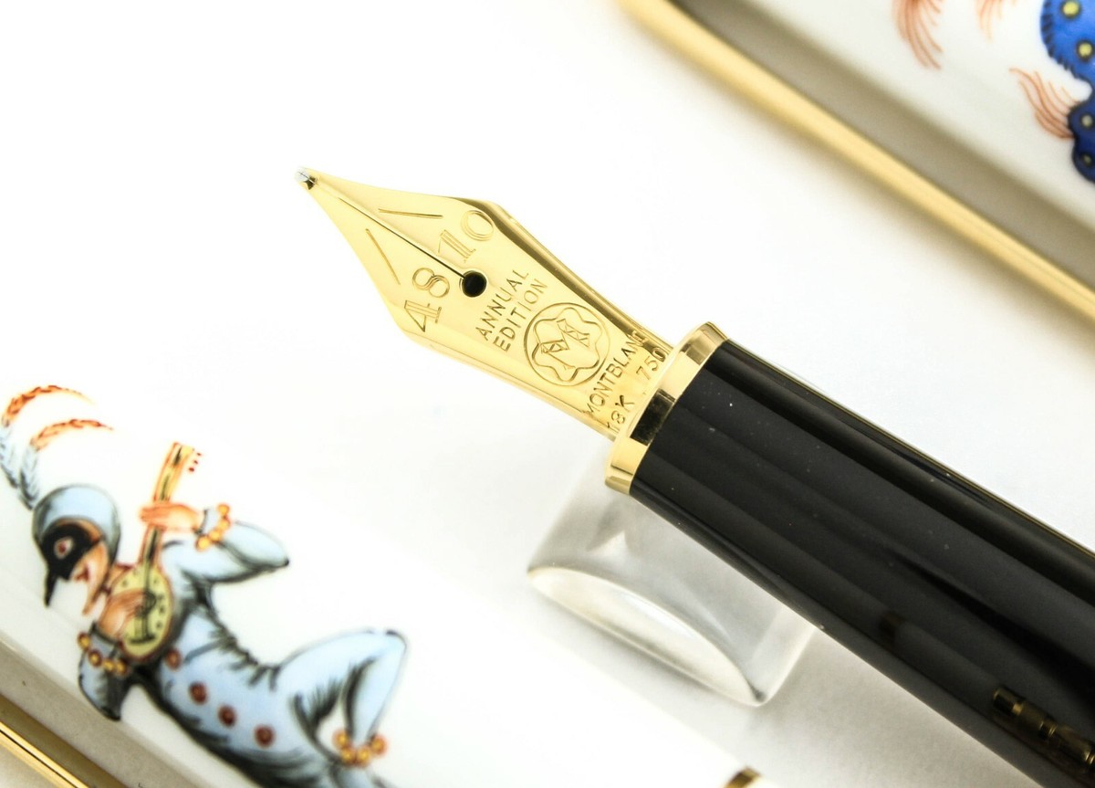 Montblanc Meissen Porcelain Annual Edition 2003 3-Piece Fountain