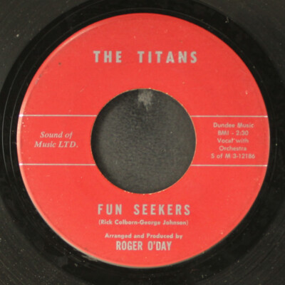 TITANS: fun seekers / need you SOUND OF MUSIC 7'' Single 45 RPM