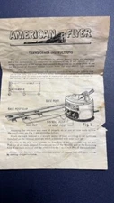 American Flyer  Instruction Sheets, Lot  of 10, plus Authorized Service Stations