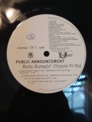 Public Announcement - Body Bumpin' / Y Yo The Yippie Step On 12