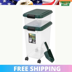 iris airtight food storage container & scoop combo