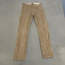 Civilianaire Jeans Mens Size 28 Reg Beige Selvage Denim Made In USA