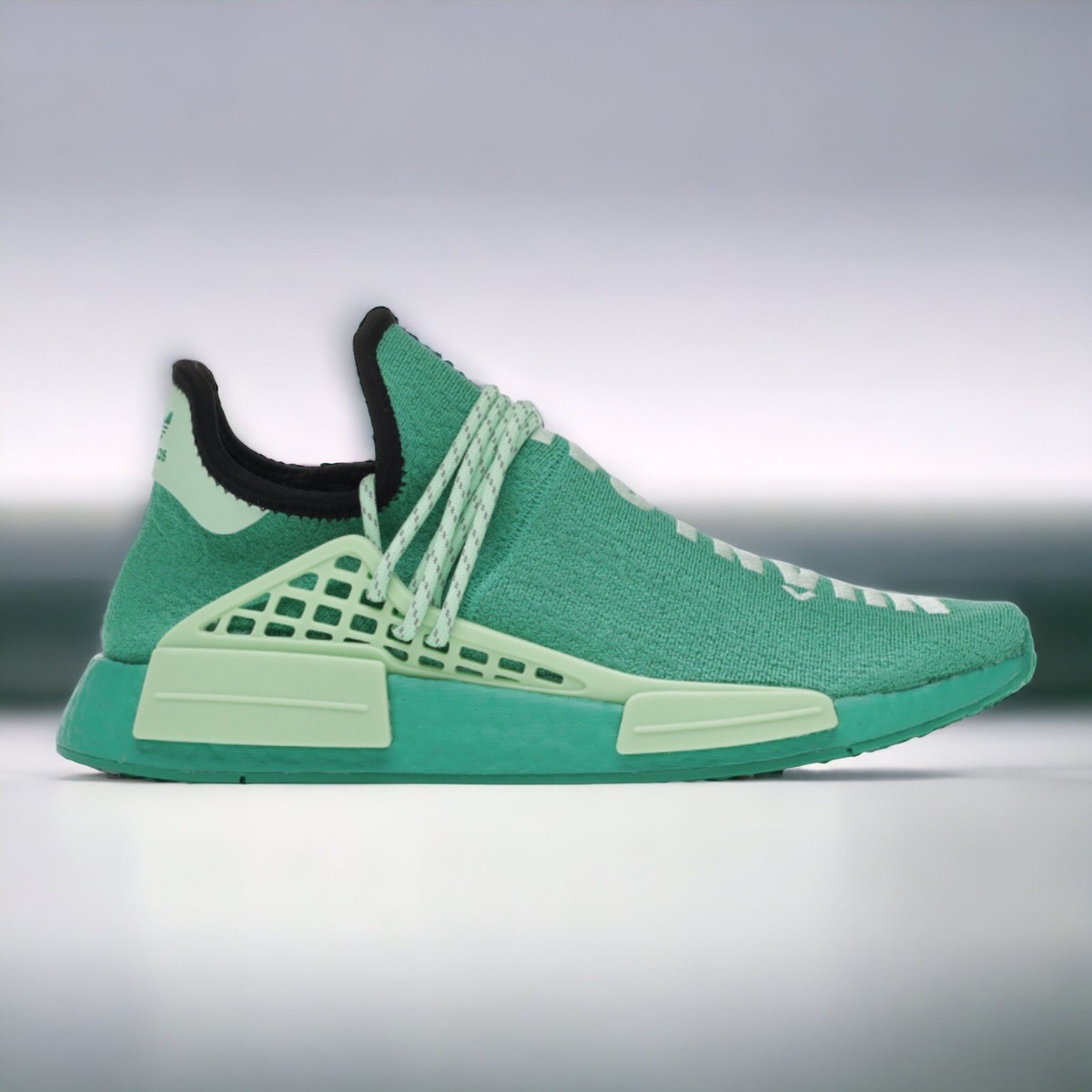 Adidas NMD Hu Human Race Pharrell Shoes Mens Womens Green Adidas NMD Hu Human Race Pharrell Shoes Mens Womens Green