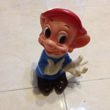 LEDRA PLASTIC WALT DISNEY -PLASTIC PUPAZZO ORIGINALE CUCCIOLO SETTE NANI RARO
