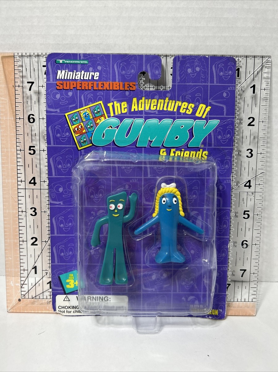 GUMBY フィギュア まとめ売り 1996 The Adventures of Gumby and Friends GUMBY & GOO