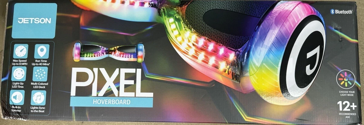 Jetson Pixel Hoverboard White Color Changing BRAND NEW IN