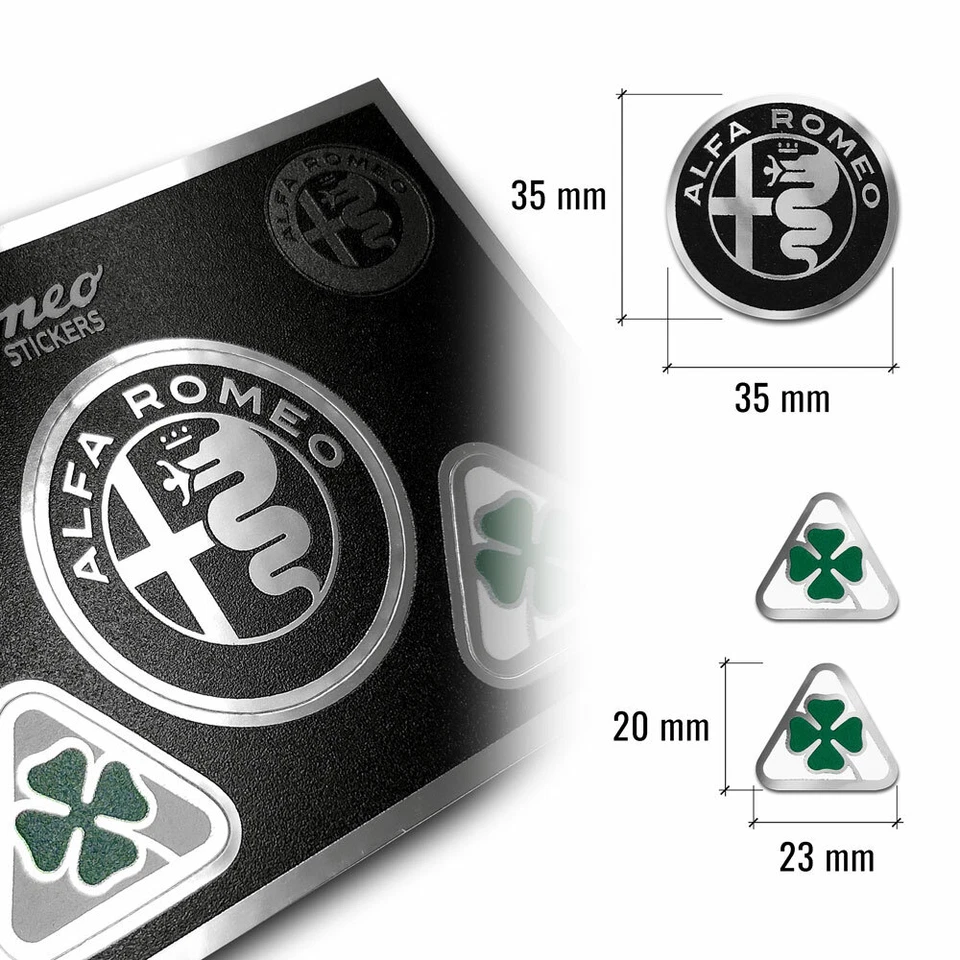 Adesivo Quadrifoglio Verde per Volante Alfa Romeo Giulia M.Y. 2020 - Immagine 2 di 4