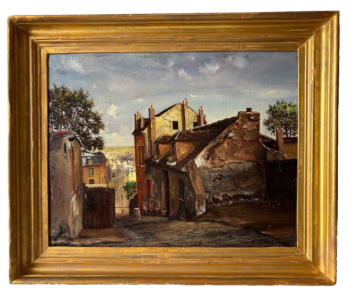 MidCentury French School Paris Street View Painting French Artist Henri TRANDO - Picture 2 of 8