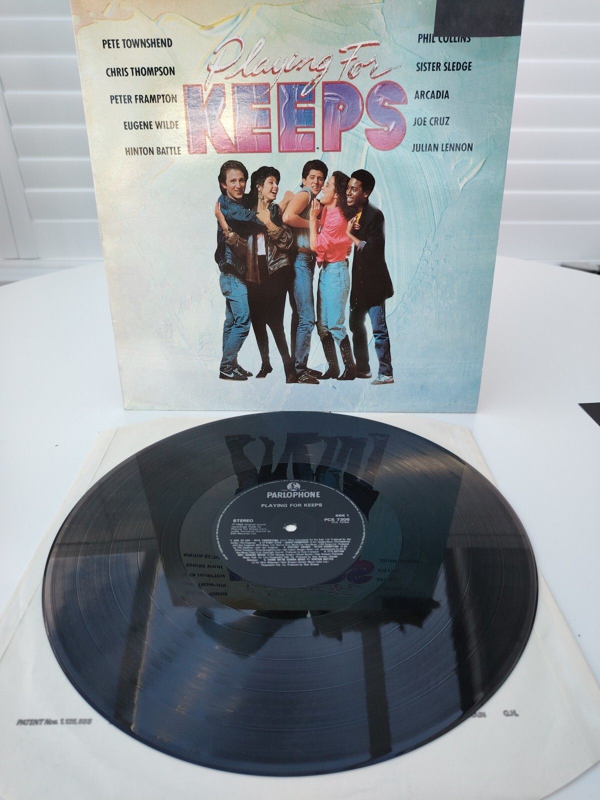 Playing For Keeps - 1986 Movie  Soundtrack Album Parlophone PCS 7306 Nm VG+