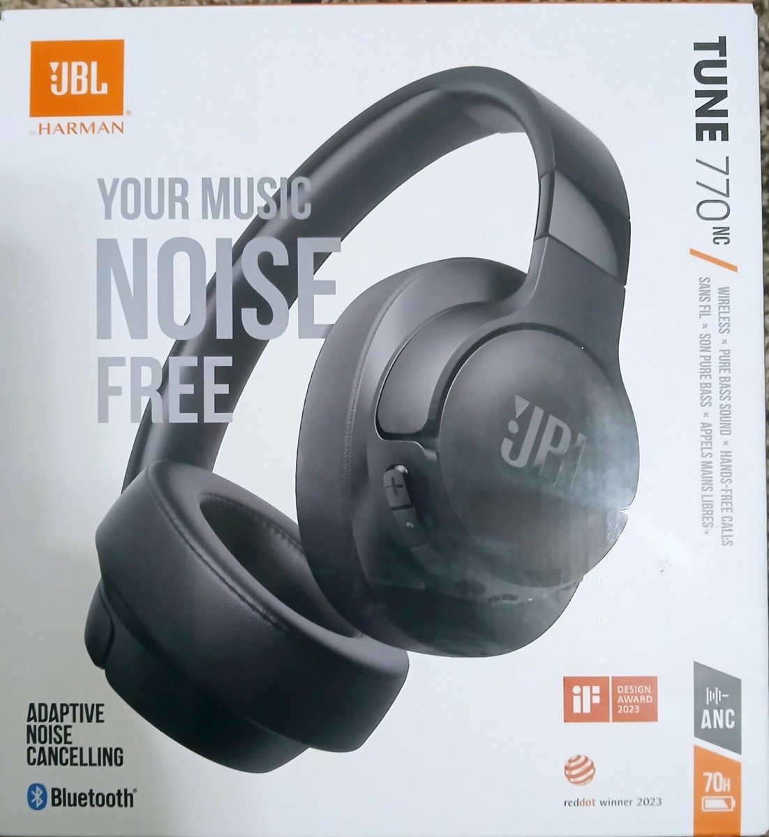 JBL Live 770NC - Wireless Over-Ear Headphones with Noise