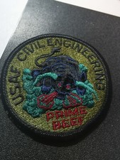 Alter US. Airforce  Patch - USAF - Civil Engineering - Prime Beef