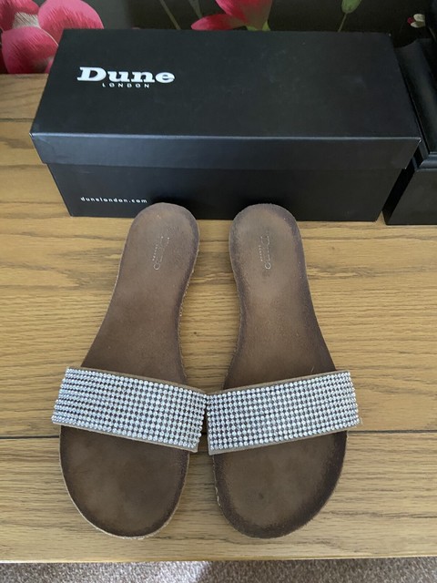 dune sparkly sliders
