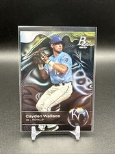 2023 Bowman Platinum Top Prospects #TOP-84 Cayden Wallace Kansas City Royals