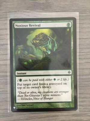 MTG Noxious Revival NM The List New Phyrexia 118/175 Regular Uncommon NEAR  MINT