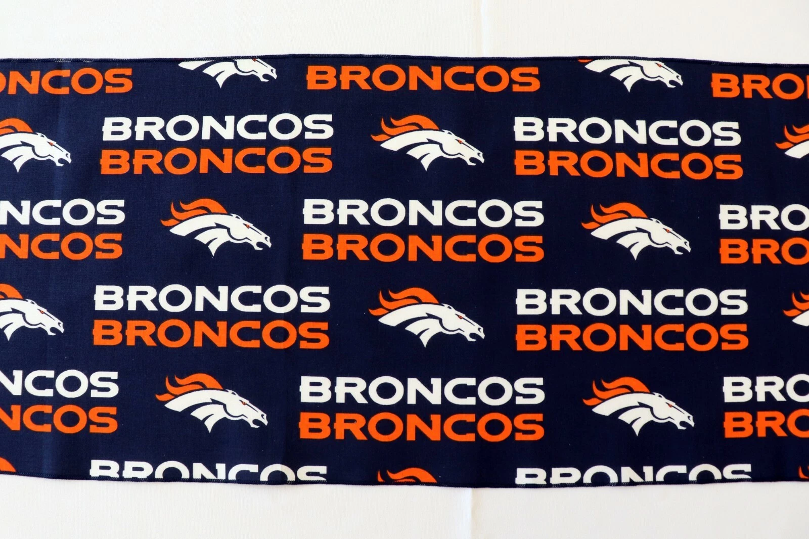 Denver Broncos Football Table Runner for Sports & Party Decor