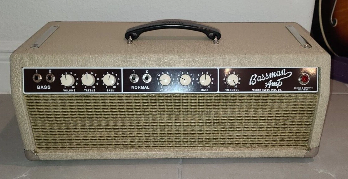 Blonde cheap bassman amp