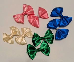 8 Piezas Niñas Arcos Del Pelo Azul Verde Color De Rosa