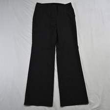Ann Taylor 4 Purple Gray Check Mid Rise Trouser Stretch Womens Dress Pants
