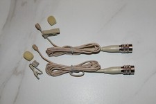2 x Lavalier Lapel Microphones for Audio-Technica Wireless Transmitters NEW