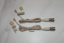 2 x Lavalier Lapel Microphones for Audio-Technica Wireless Transmitters *NEW*
