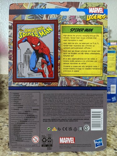 Kenner 3.75 inch Retro SpiderMan, Hulk, Captain America, Iron Man Marvel Legends - Picture 4 of 11