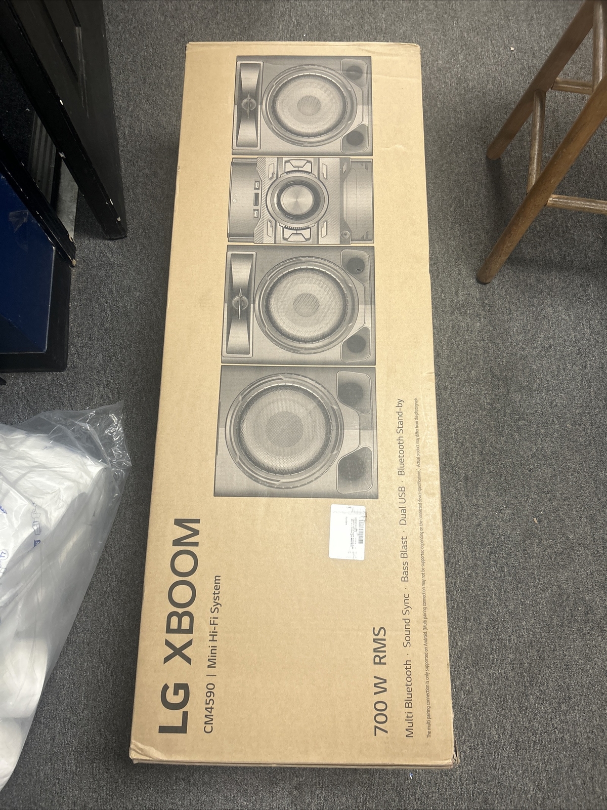 LG CM4590 XBOOM Bluetooth Audio System with 700 Watts Total Power eBay